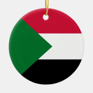 Flag of Sudan Ceramic Ornament