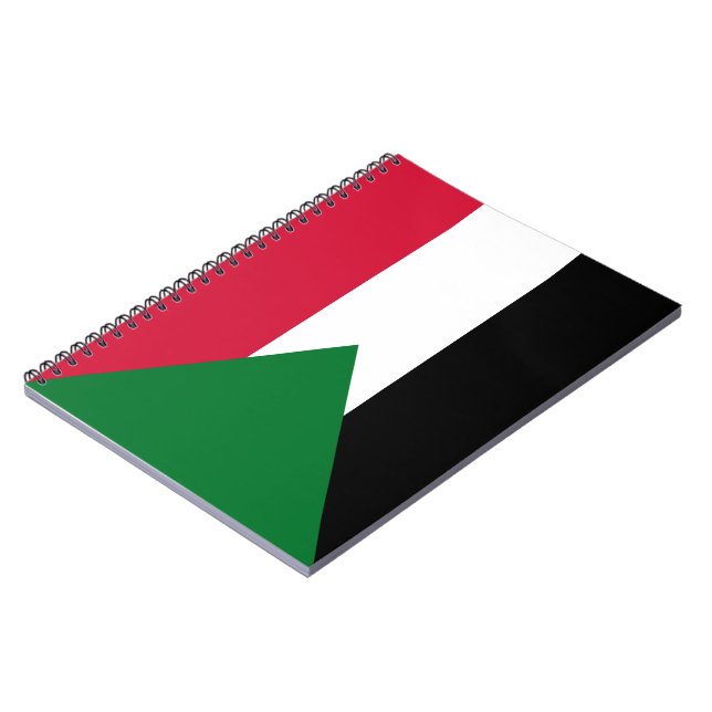 Flag of Sudan Notebook (Left Side)