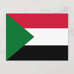Flag of Sudan Postcard