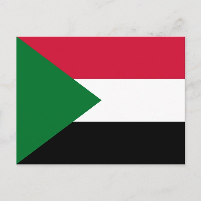 Flag of Sudan Postcard (Front)