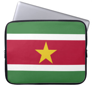 Flag of Suriname Laptop Sleeve