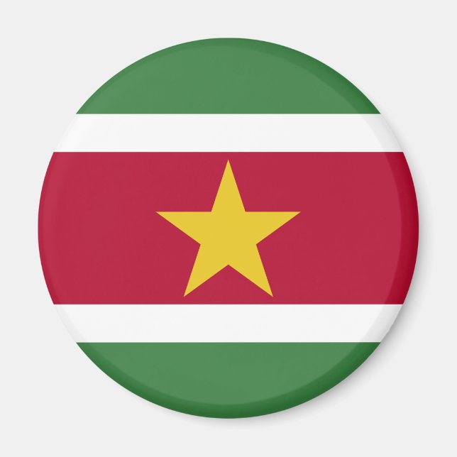 Flag of Suriname Magnet (Front)