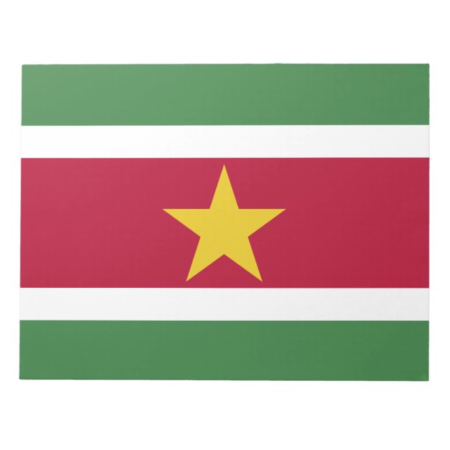Flag of Suriname Notepad (Front)