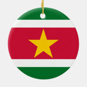 Flag of Suriname Ornament
