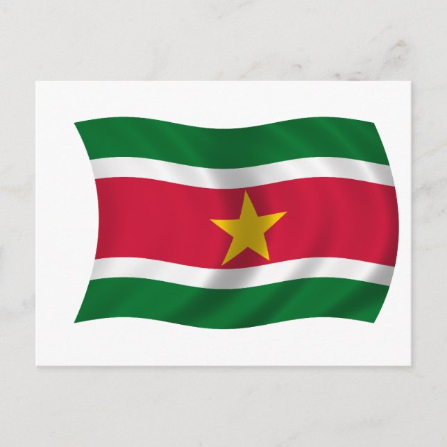Flag of Suriname Postcard (Front)