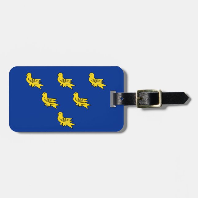 Flag of Sussex Luggage Tag (Front Horizontal)