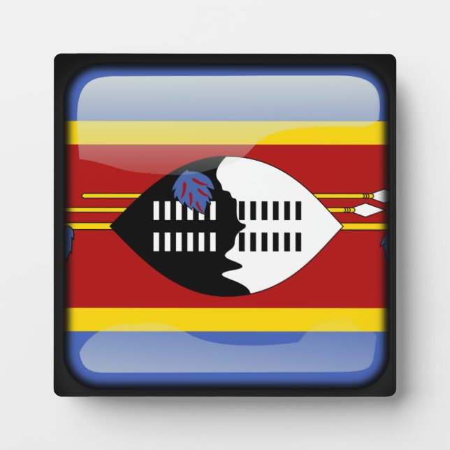 Flag of Swaziland Plaque (Front)