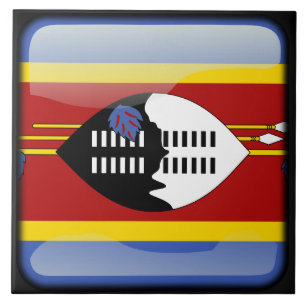 Flag of Swaziland Tile