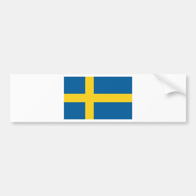 Flag of Sweden Bumper Sticker (Front)