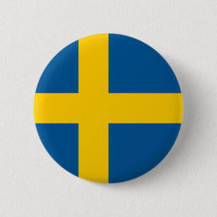 Flag of Sweden Button