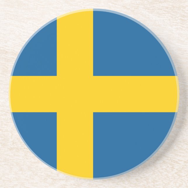 Flag of Sweden Coaster (Front)