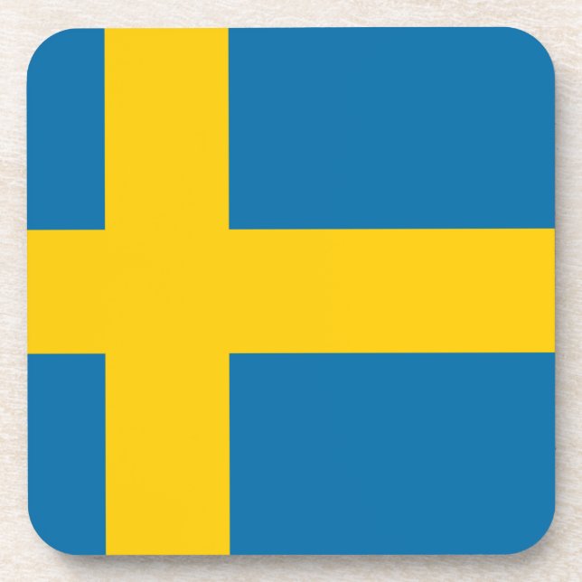 Flag of Sweden Coaster (Front)