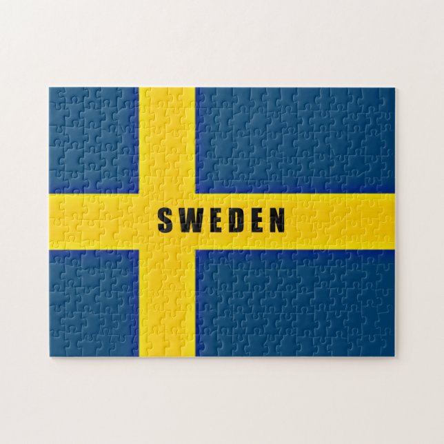 Flag of Sweden Jigsaw Puzzle (Horizontal)