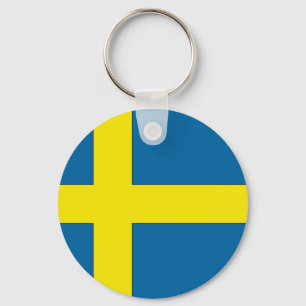 Flag of Sweden Key Ring