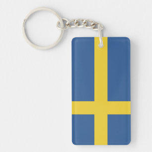 Flag of Sweden Key Ring