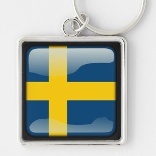 Flag of Sweden Key Ring