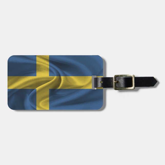 Flag Of Sweden Luggage Tag (Front Horizontal)