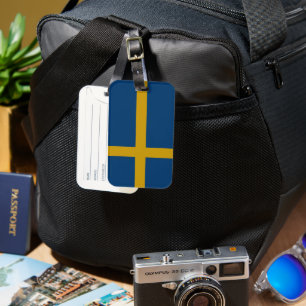 Flag of Sweden Luggage Tag
