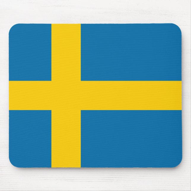 Flag of Sweden Mouse Pad (Front)