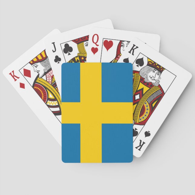 Flag of Sweden Playing Cards (Back)