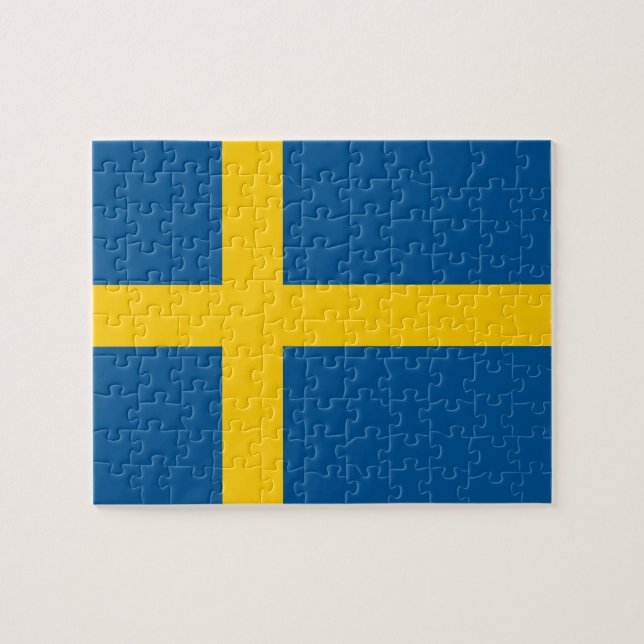 Flag of Sweden Puzzle (Horizontal)