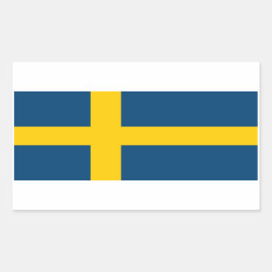 Flag of Sweden Rectangular Sticker