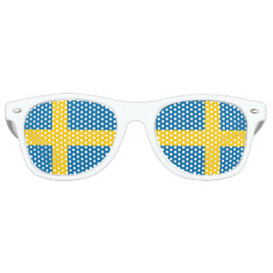 Flag of Sweden Retro Sunglasses