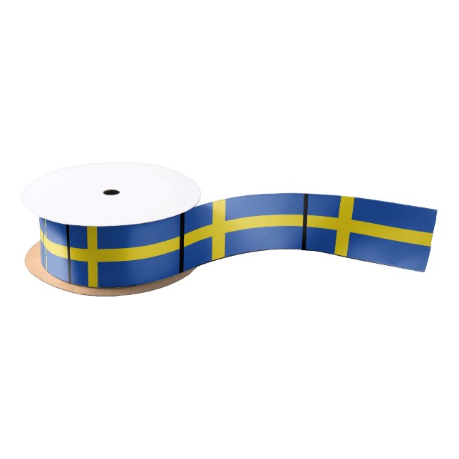 Flag of Sweden Satin Ribbon (Spool)