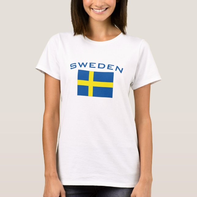 Flag of Sweden T-Shirt (Front)