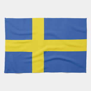 Flag of Sweden Tea Towel