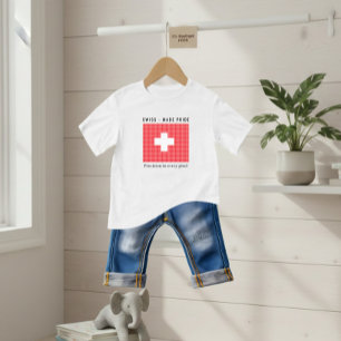 Flag of Switzerland Baby T-Shirt