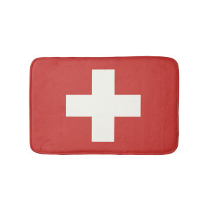 Flag of Switzerland Bath Mat