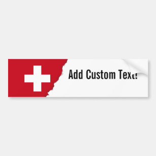 Flag of Switzerland Bumper Sticker