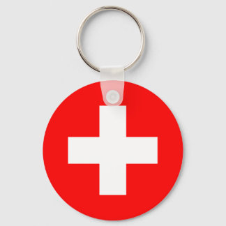 Flag of Switzerland Key Ring