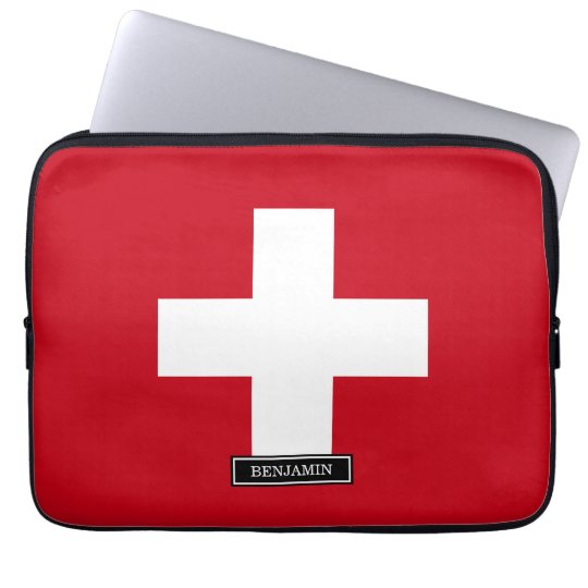 Flag of Switzerland Laptop Sleeve