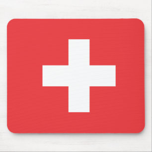 Flag of Switzerland Mouse Pad