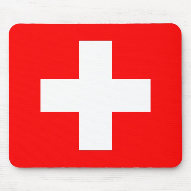 Flag of Switzerland Mouse Pad (Front)