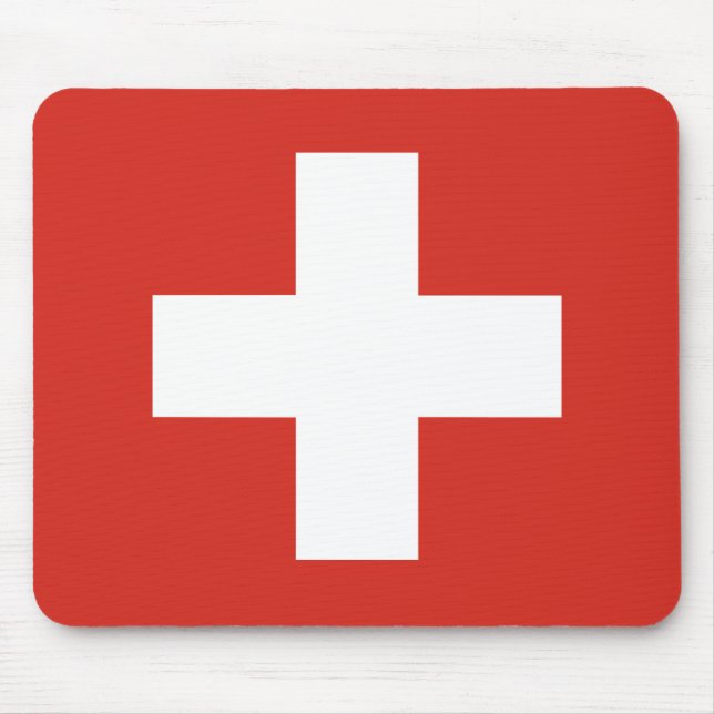 Flag of Switzerland Mouse Pad (Front)