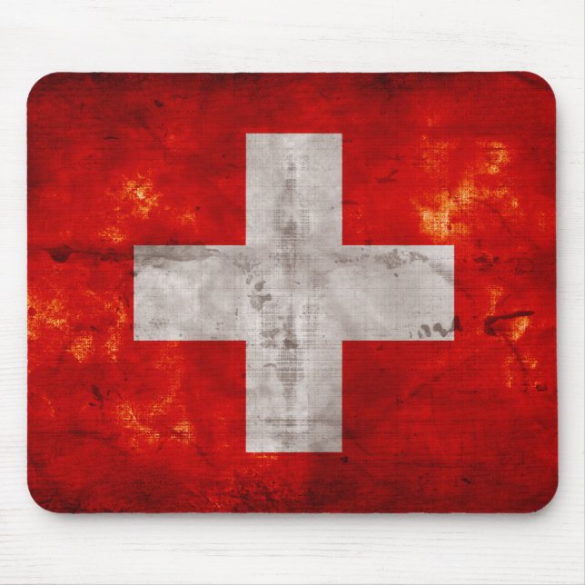 Flag of Switzerland Mouse Pad (Front)