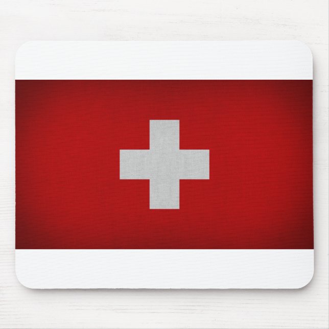Flag of Switzerland Mouse Pad (Front)