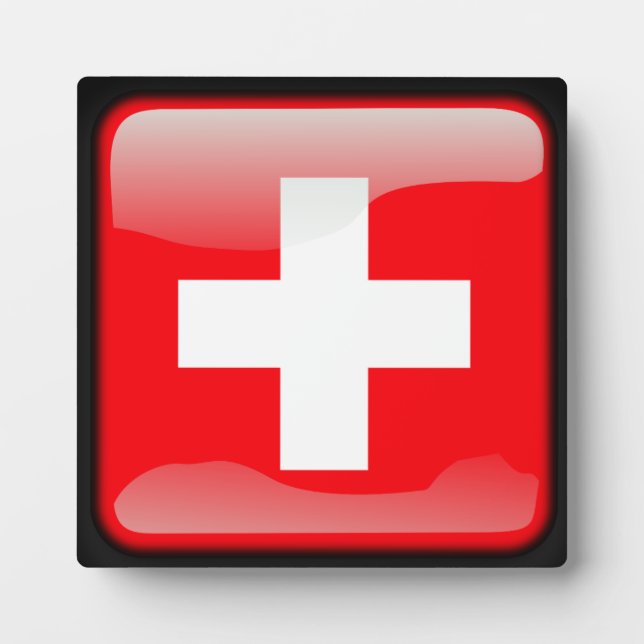 Flag of Switzerland Plaque (Front)