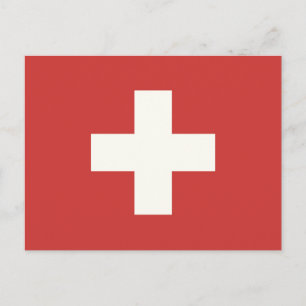 Flag of Switzerland Postcard