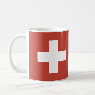 Flag of Switzerland – Schweiz – Suisse – Svizzera Coffee Mug