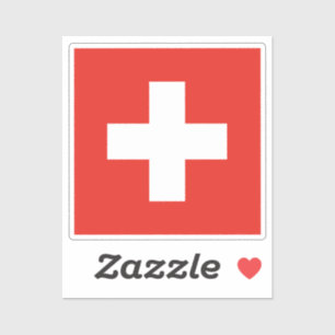 Flag of Switzerland vinyl