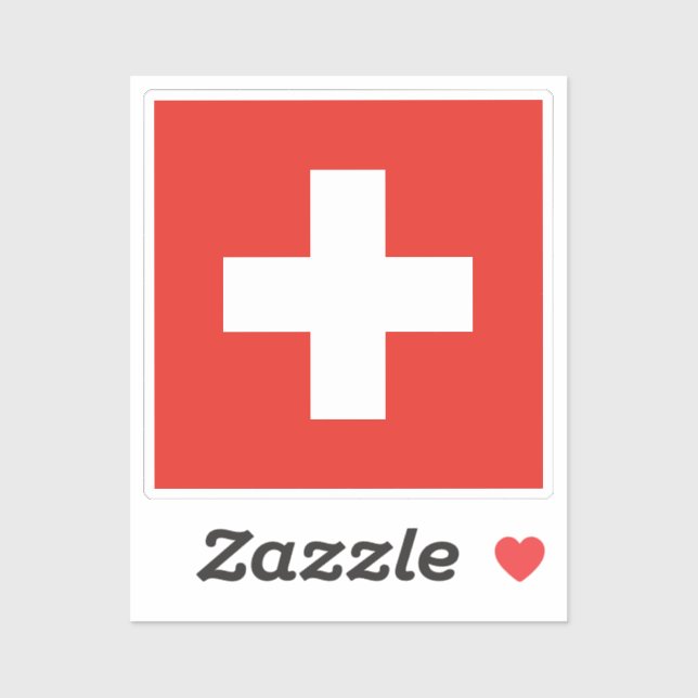Flag of Switzerland vinyl (Sheet)