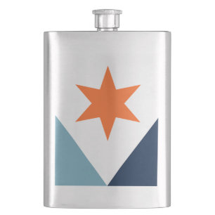 Flag of Syracuse, New York Hip Flask