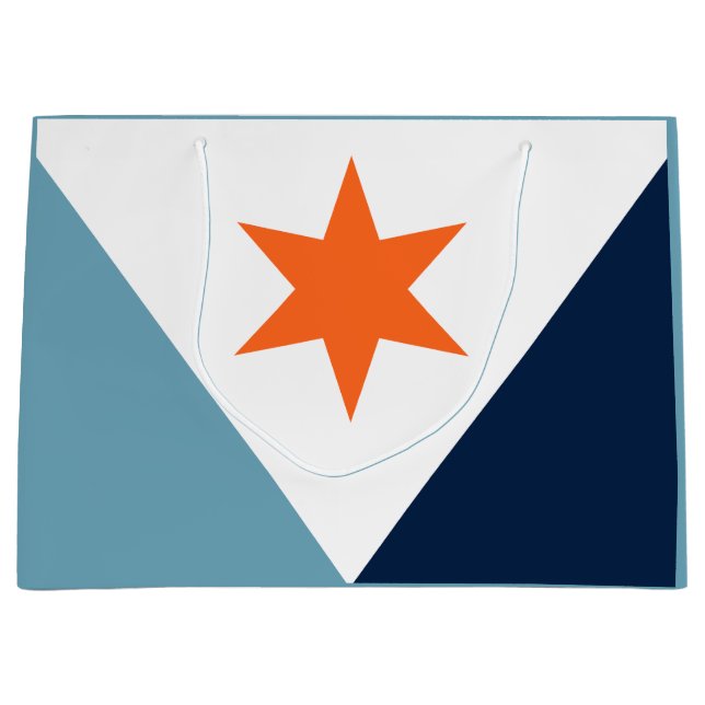 Flag of Syracuse, New York Large Gift Bag (Front)