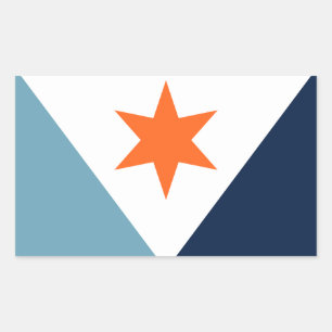 Flag of Syracuse, NY Rectangular Sticker
