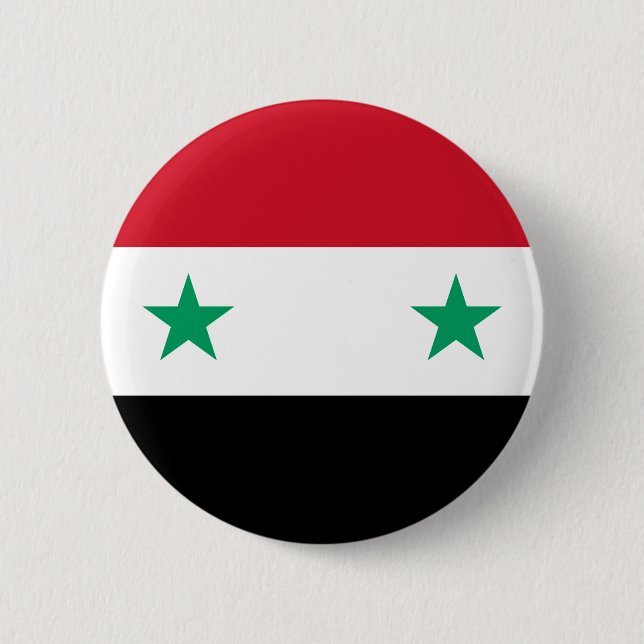 Flag of Syria Button (Front)