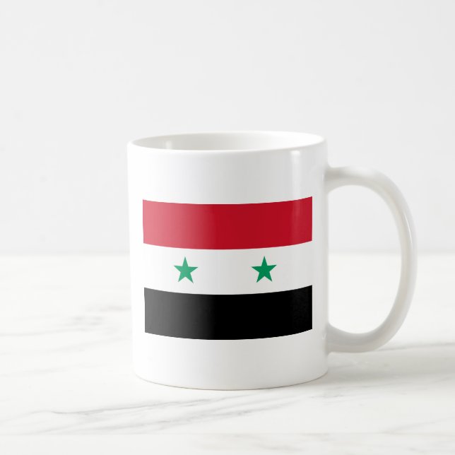 Flag of Syria Coffee Mug (Right)